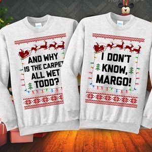 Set of 2 Unisex National Lampoon’s Christmas Vacation Crewneck Sweatshirts